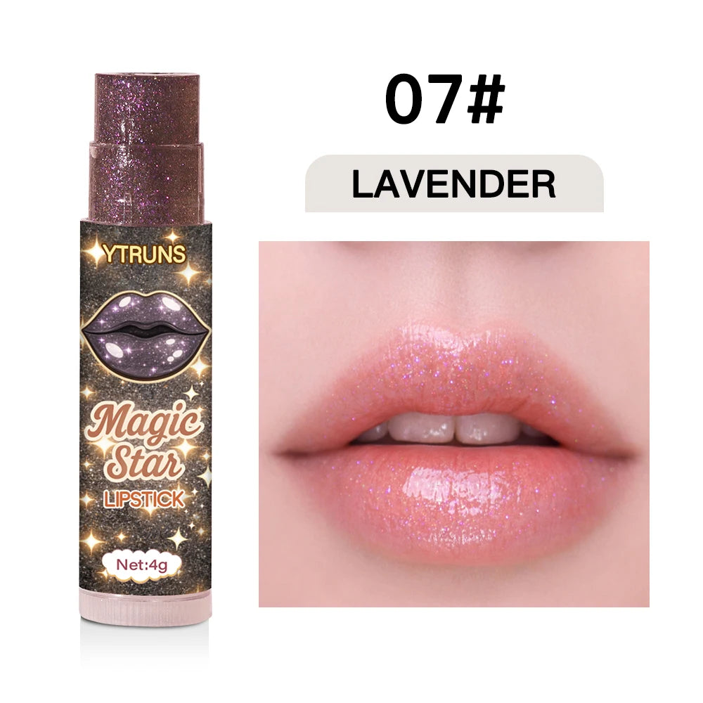 YTRUNS Glitter Lipstick – Waterproof Metallic Shimmer Lip Color