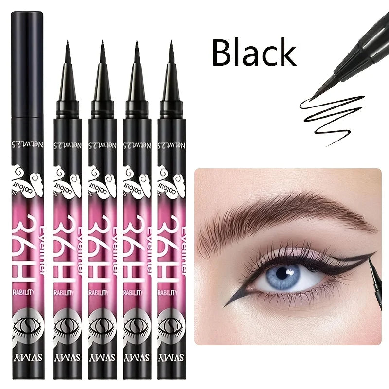 Waterproof Black Eyeliner Pencil Set 5/10 Pcs – Long-Lasting