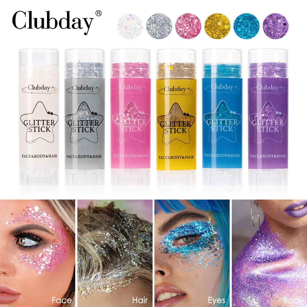 Glitter Gel Stick – Lip, Cheek & Body Sparkle Balm