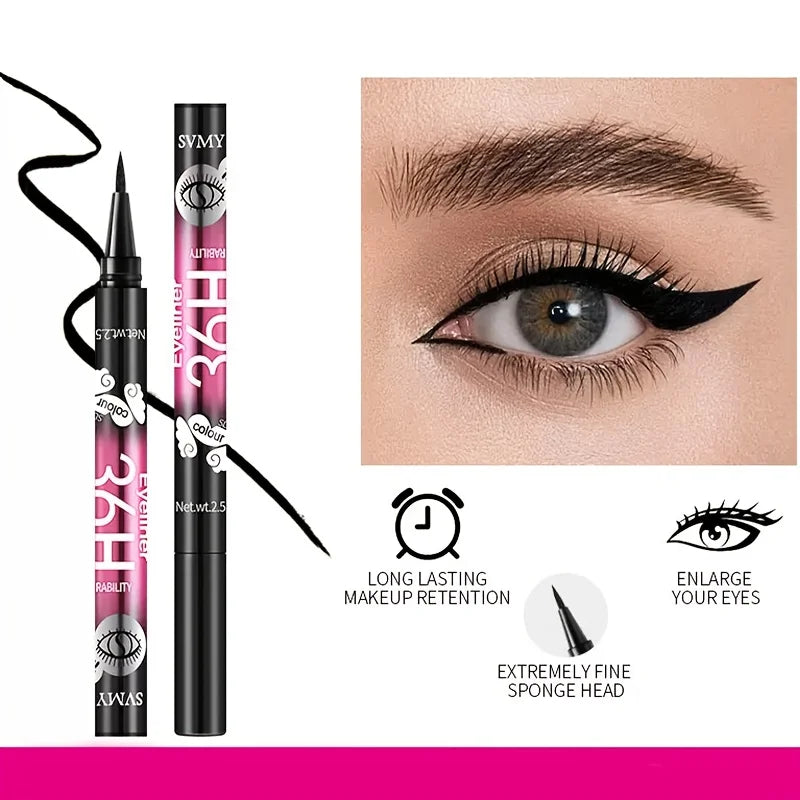 Waterproof Black Eyeliner Pencil Set 5/10 Pcs – Long-Lasting