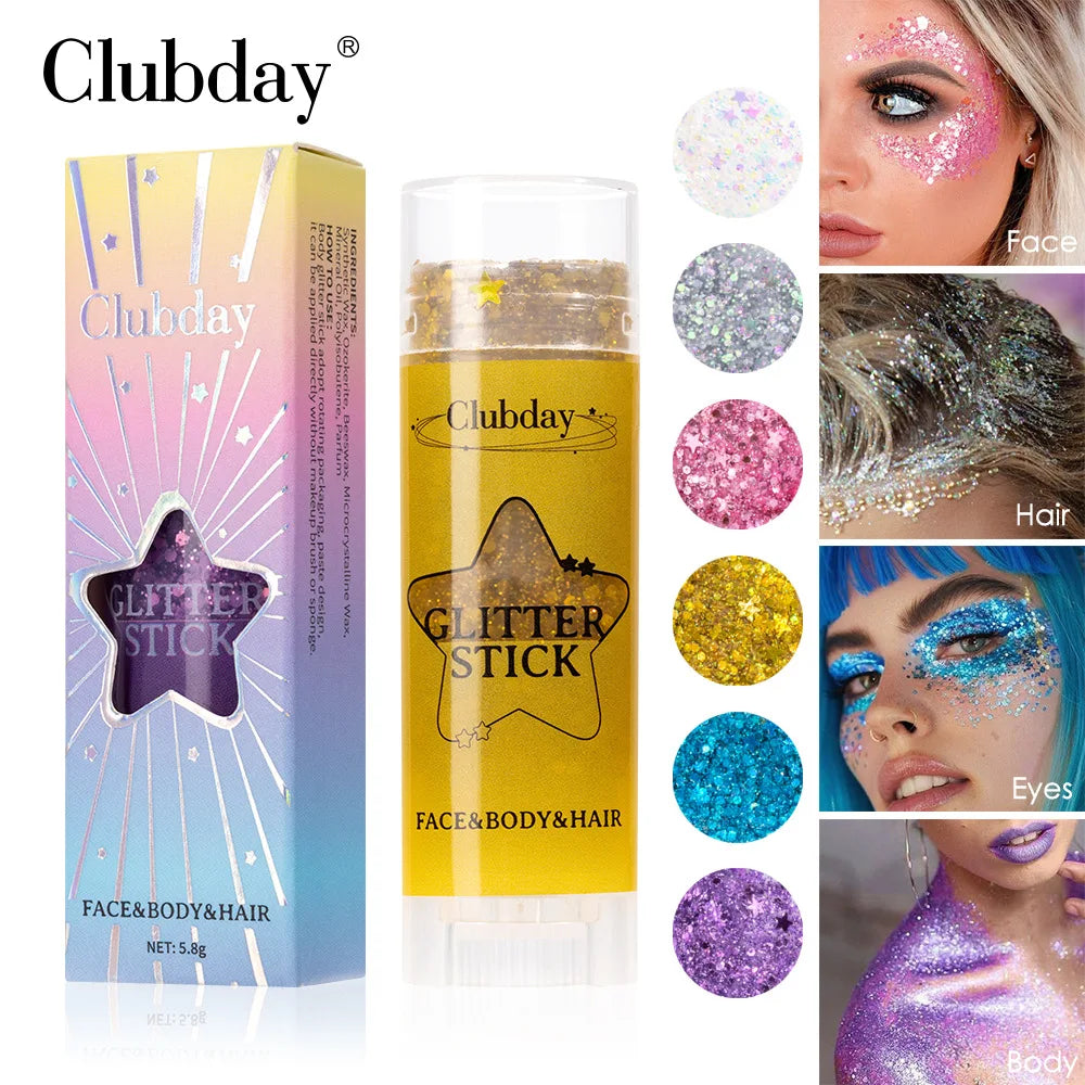 Glitter Gel Stick – Lip, Cheek & Body Sparkle Balm