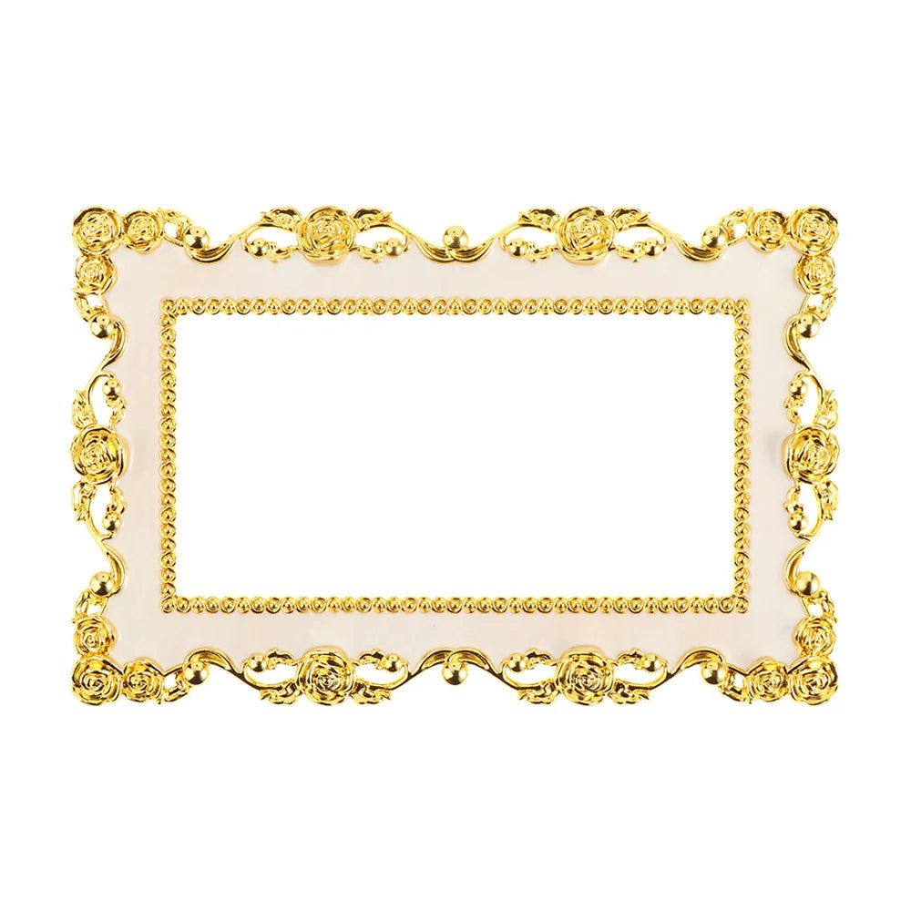 Rose Edge Light Switch Surround Frame – Gold & Silver