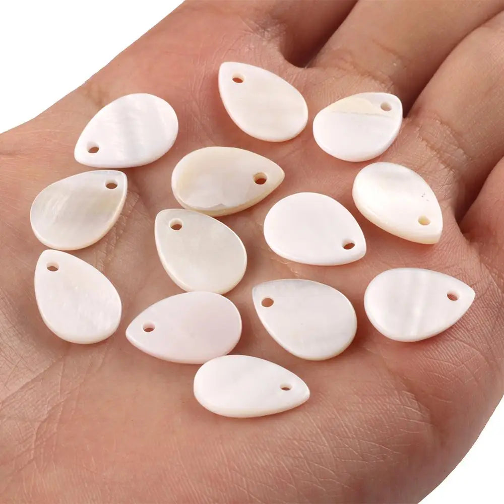 Mother of Pearl Shell Charms 30pcs – DIY Jewelry Pendants