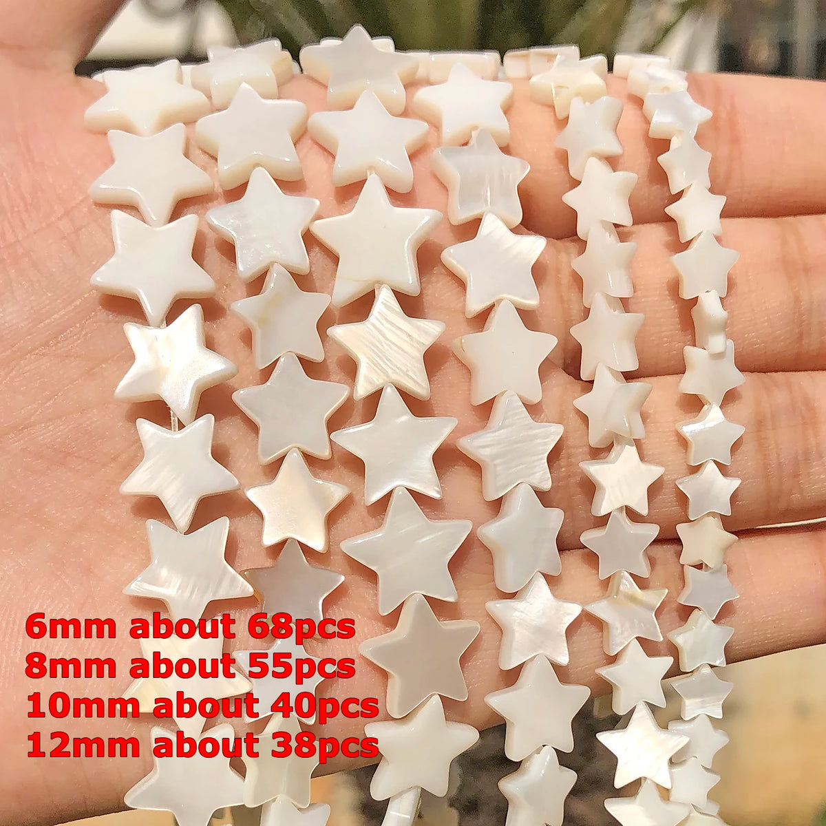 Shell Pearl Beads 15 Colors Round Spacer Beads for DIY Jewelry