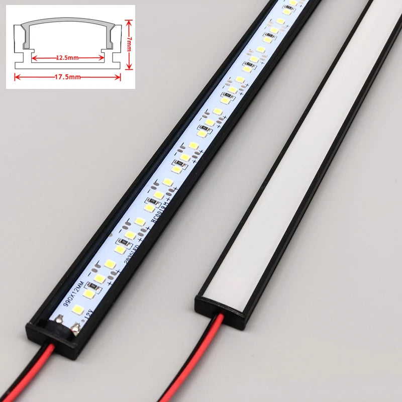 U-Type LED Bar Strip Light 0.5m – Cabinet Aluminum Profile 220V