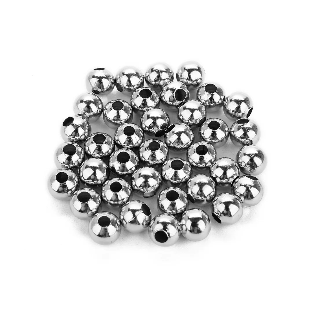 Metal Round Spacer Beads – Gold, Silver & Bronze | 3/4/6mm DIY