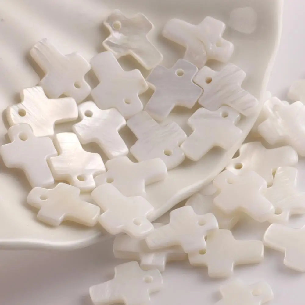 Mother of Pearl Shell Charms 30pcs – DIY Jewelry Pendants