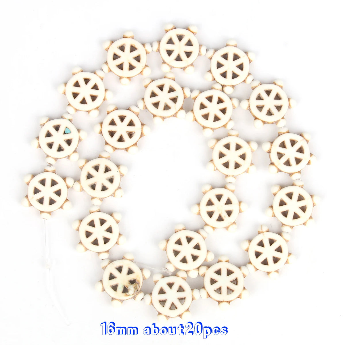 White Turquoise Natural Stone Beads 8mm – DIY Jewelry Making