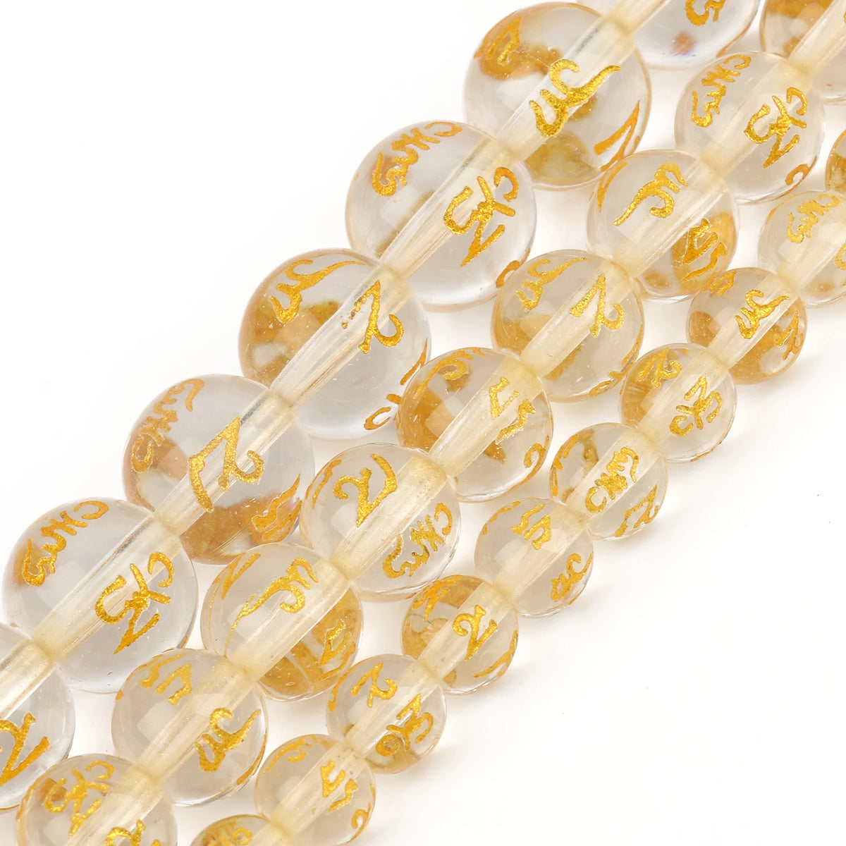 Six Word Mantra Prayer Beads 6/8/10mm – DIY Jewelry Making
