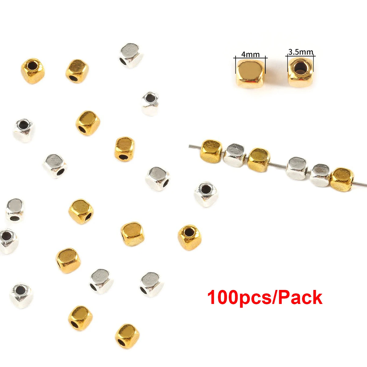Metal Rhinestone Rondelle Spacer Beads – DIY Jewelry Making