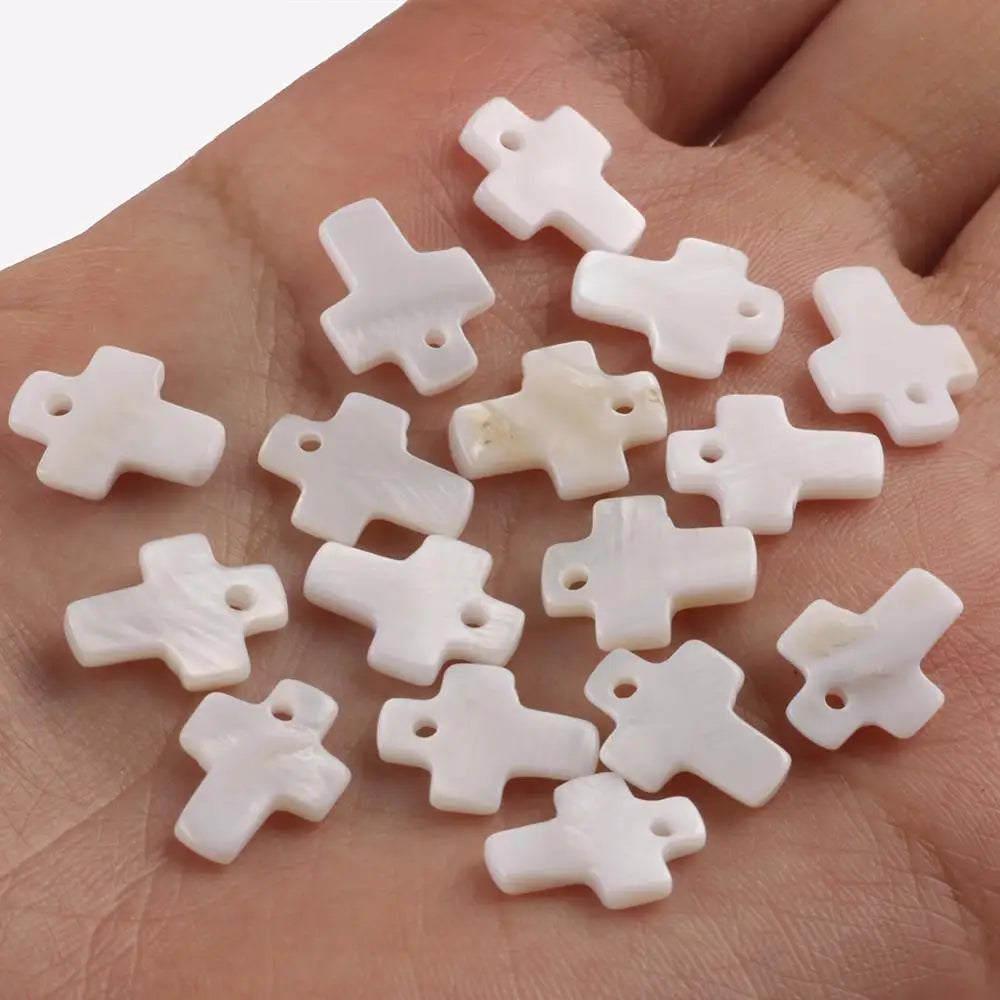 Mother of Pearl Shell Charms 30pcs – DIY Jewelry Pendants