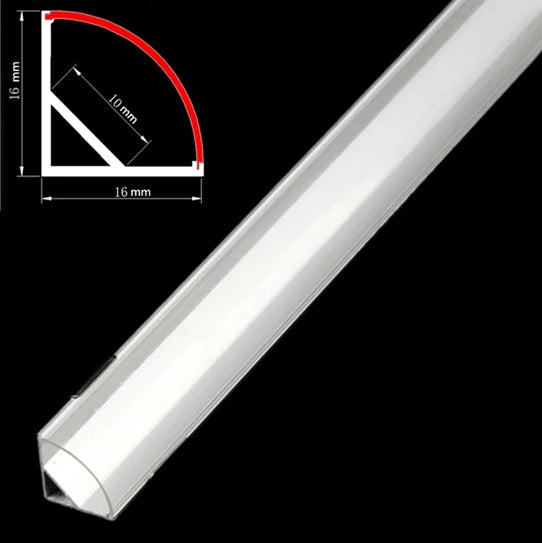 Recessed LED Aluminum Channel Profile V/U/YW Shape – 0.5m & 1m