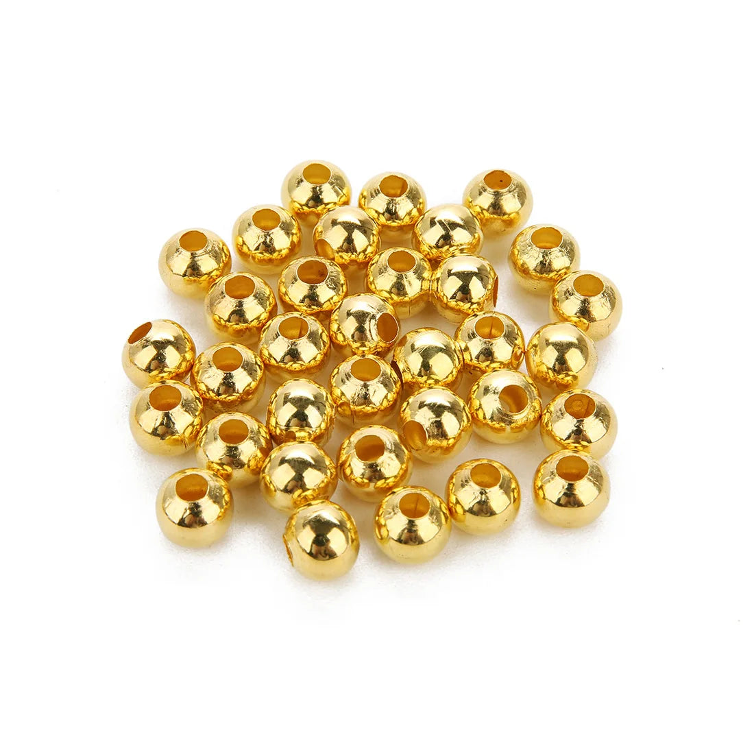 Metal Round Spacer Beads – Gold, Silver & Bronze | 3/4/6mm DIY
