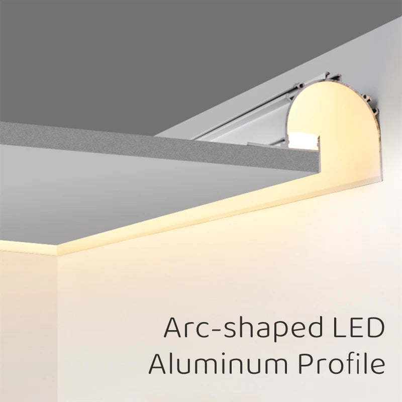 Trimless Recessed LED Aluminum Profile Channel 1M | 1–10pcs