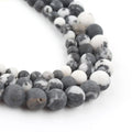 Natural Matte Gemstone Beads – DIY Jewelry Stone Strands 4–12mm