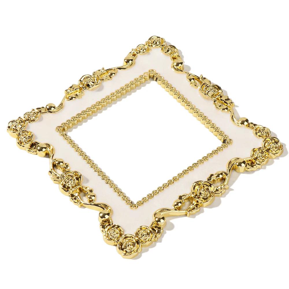 Rose Edge Light Switch Surround Frame – Gold & Silver