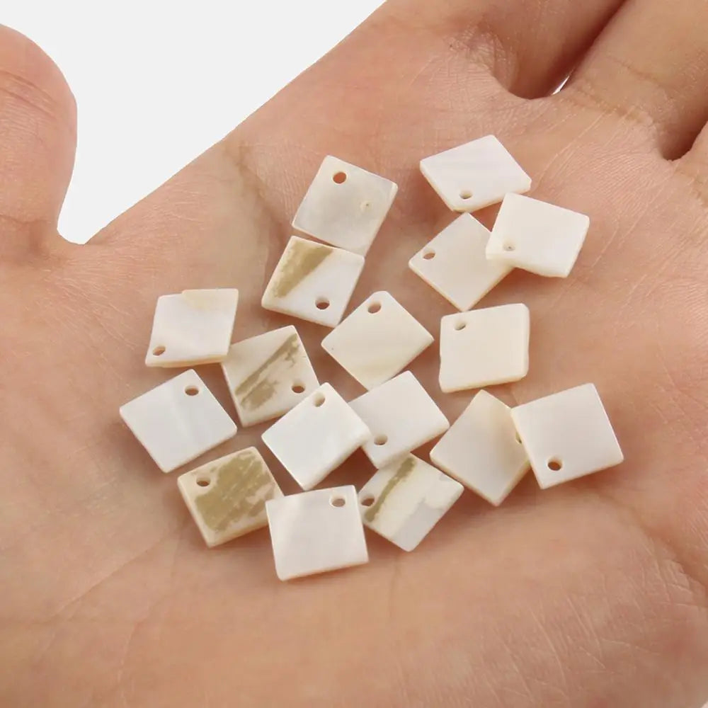 Mother of Pearl Shell Charms 30pcs – DIY Jewelry Pendants