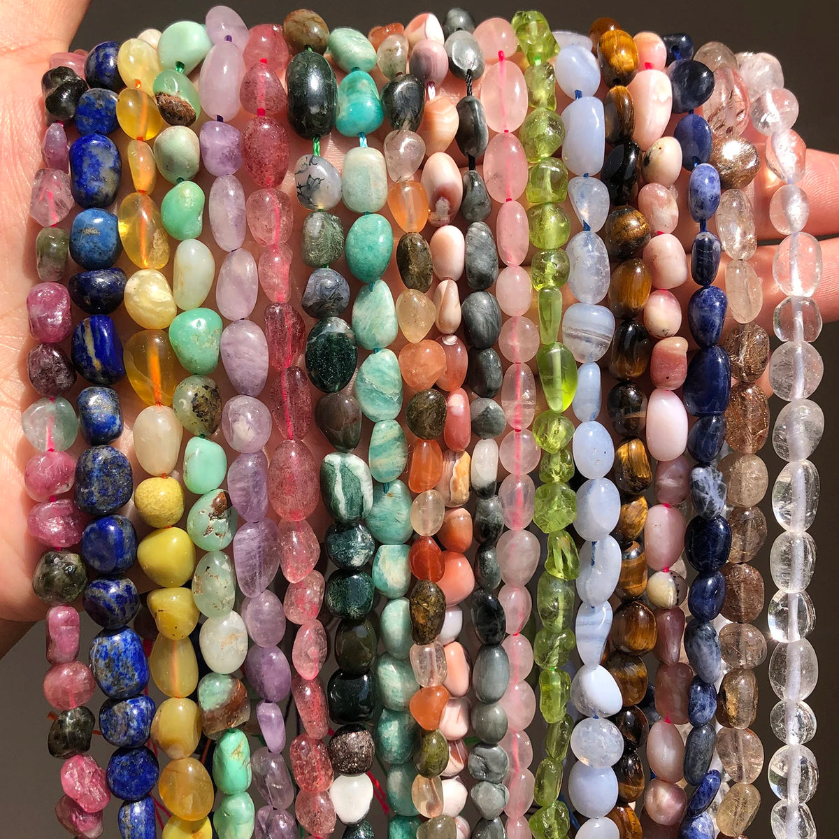 Natural Stone Loose Beads 5-7mm | Citrine Amazonite Apatite Opal