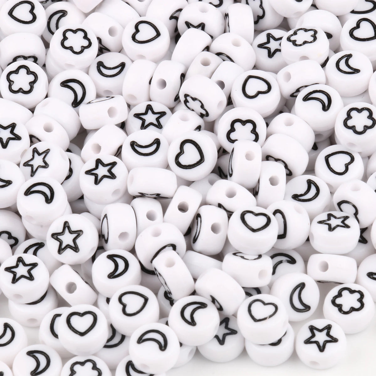 Pink Acrylic Letter Beads – Alphabet Spacer Beads for DIY Jewelry