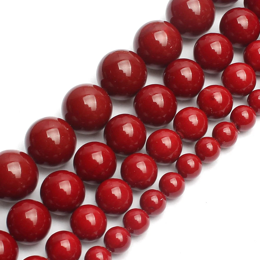 Shell Pearl Beads 15 Colors Round Spacer Beads for DIY Jewelry