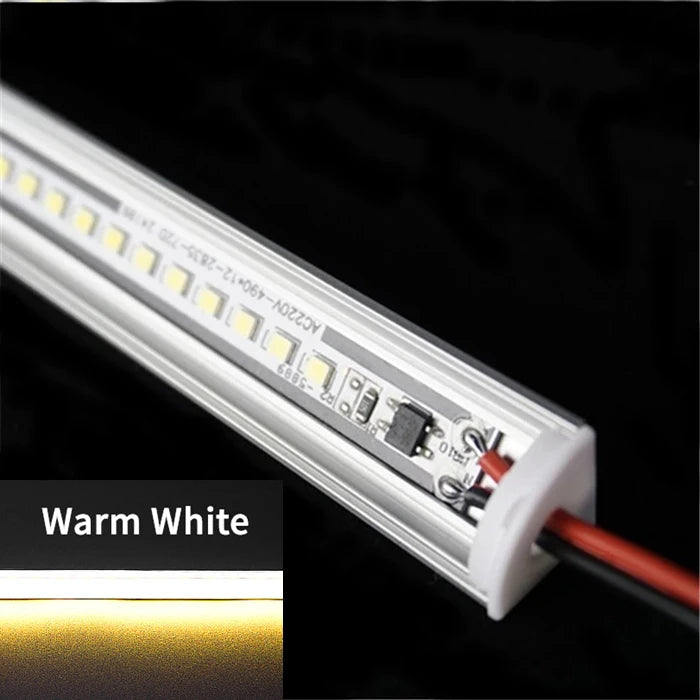 V-Type LED Corner Strip Light 5W AC220V Aluminum Profile 0.5M