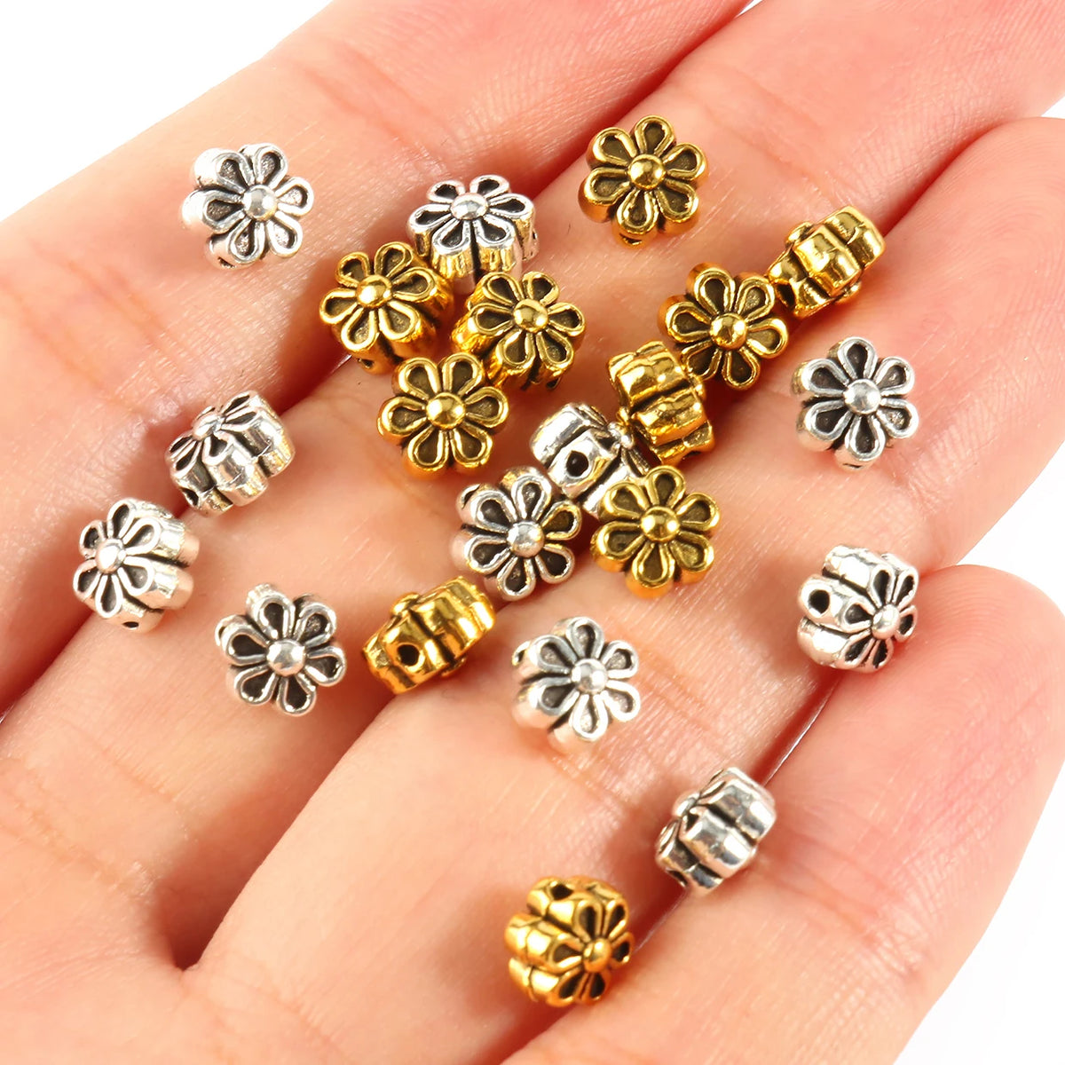 Metal Rhinestone Rondelle Spacer Beads – DIY Jewelry Making