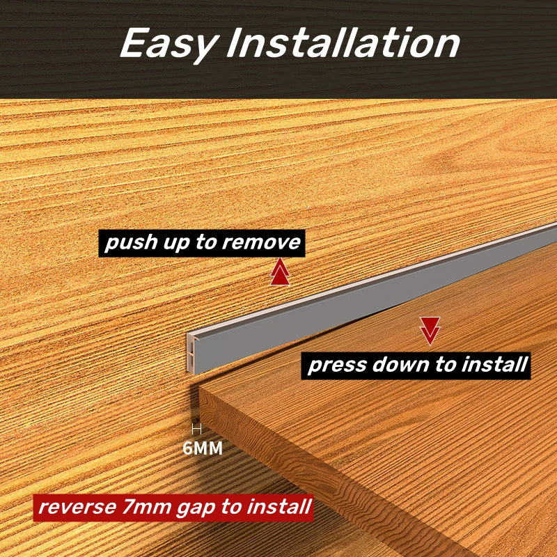 Recessed LED Aluminum Profile Cabinet Strip Light | 18mm Board