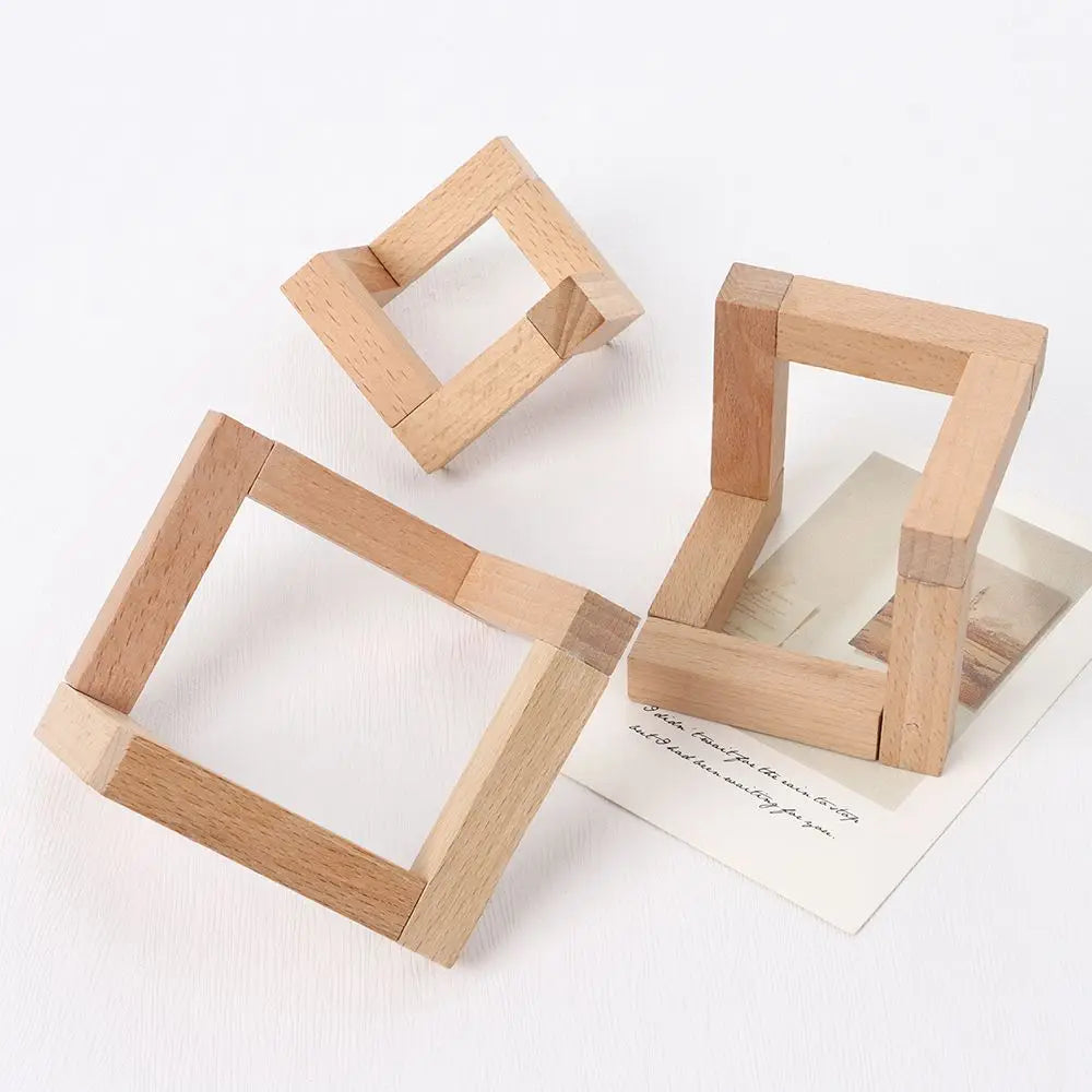 Wood Crystal Ball Holder & Moon Lamp Display Stand