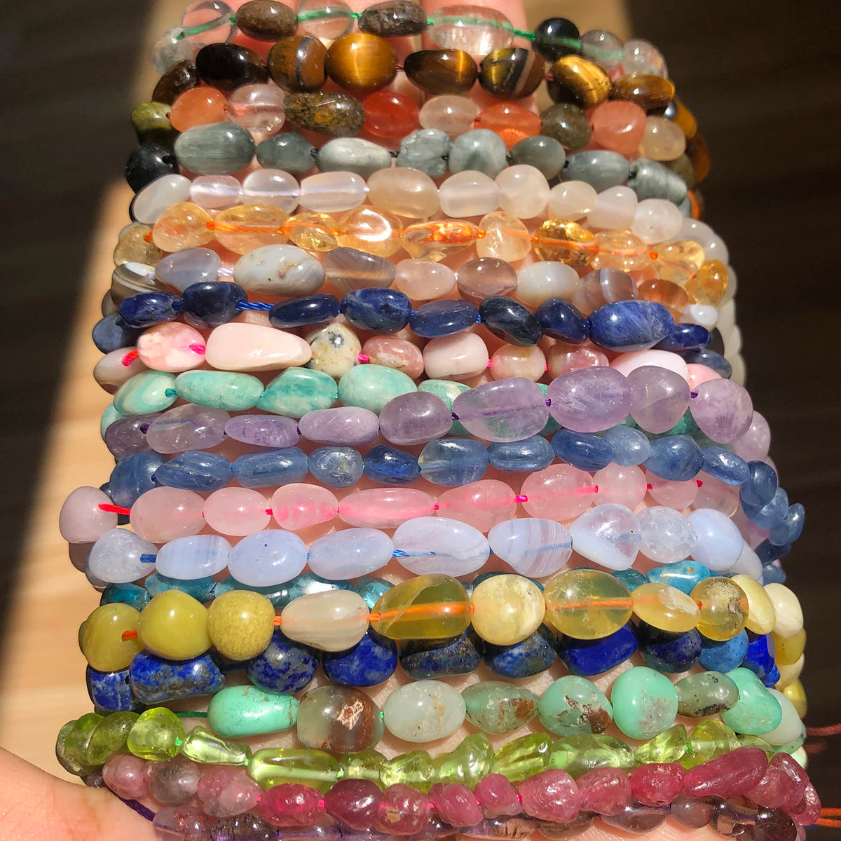 Natural Stone Loose Beads 5-7mm | Citrine Amazonite Apatite Opal