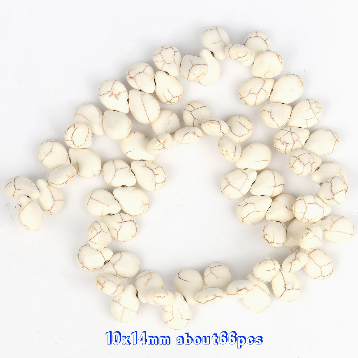 White Turquoise Natural Stone Beads 8mm – DIY Jewelry Making