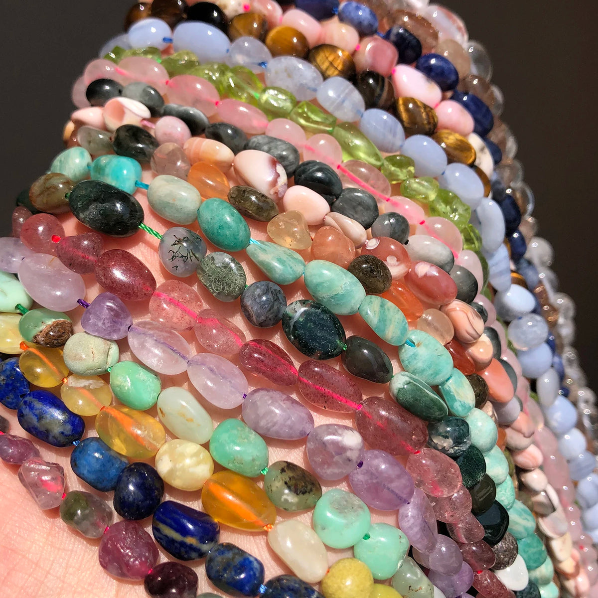 Natural Stone Loose Beads 5-7mm | Citrine Amazonite Apatite Opal