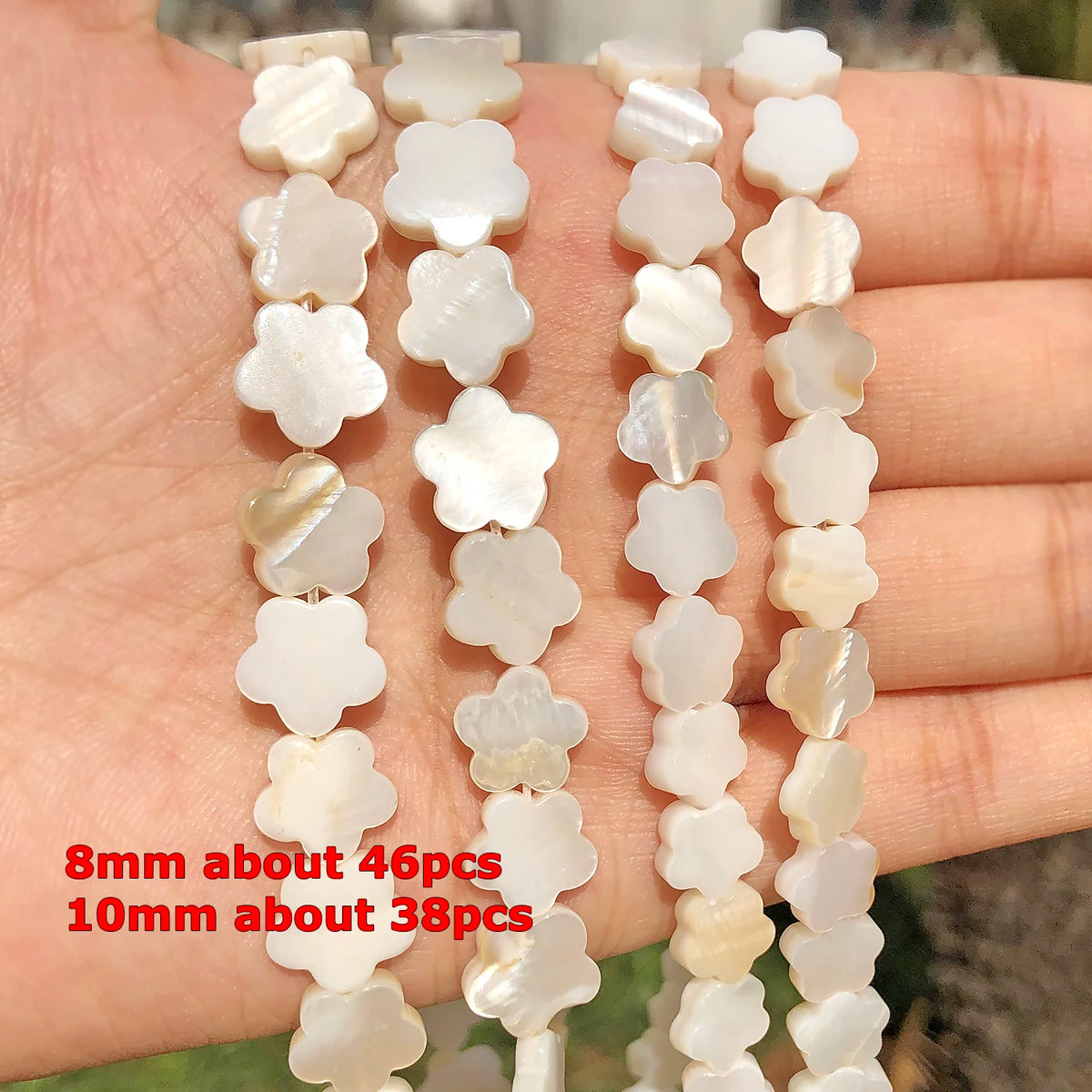 Shell Pearl Beads 15 Colors Round Spacer Beads for DIY Jewelry