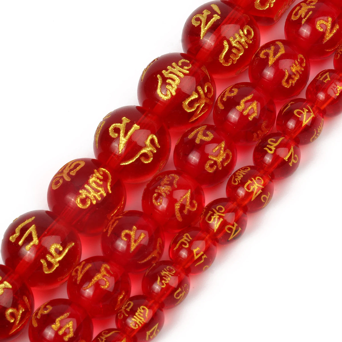 Six Word Mantra Prayer Beads 6/8/10mm – DIY Jewelry Making