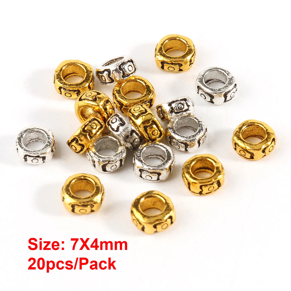 Metal Rhinestone Rondelle Spacer Beads – DIY Jewelry Making