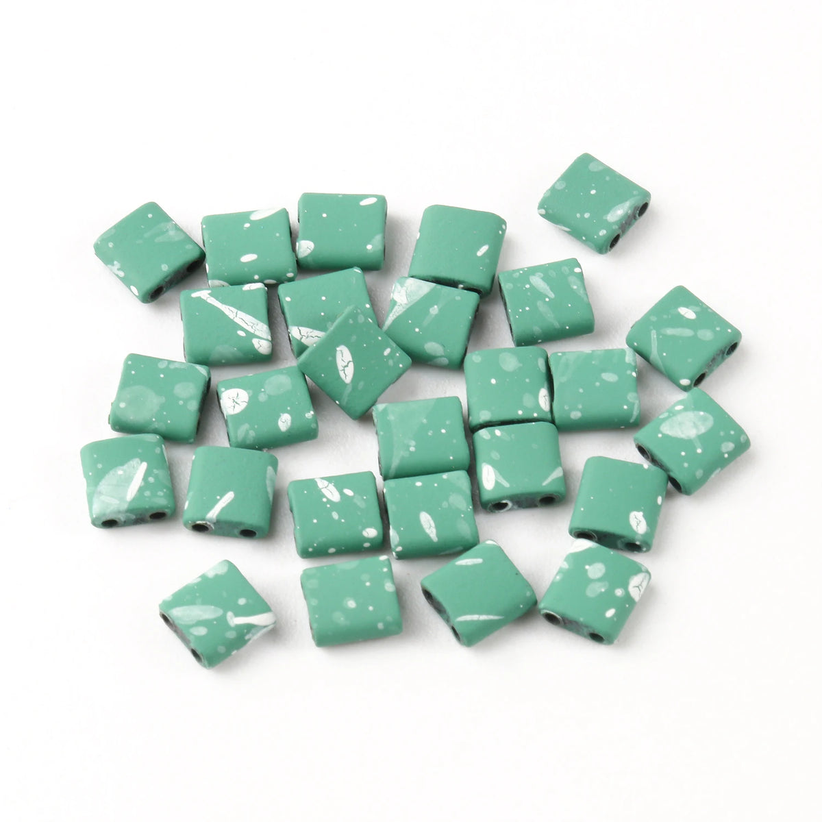 Rectangle Two-Hole Hematite Beads 5x5x2mm – DIY Jewelry Making