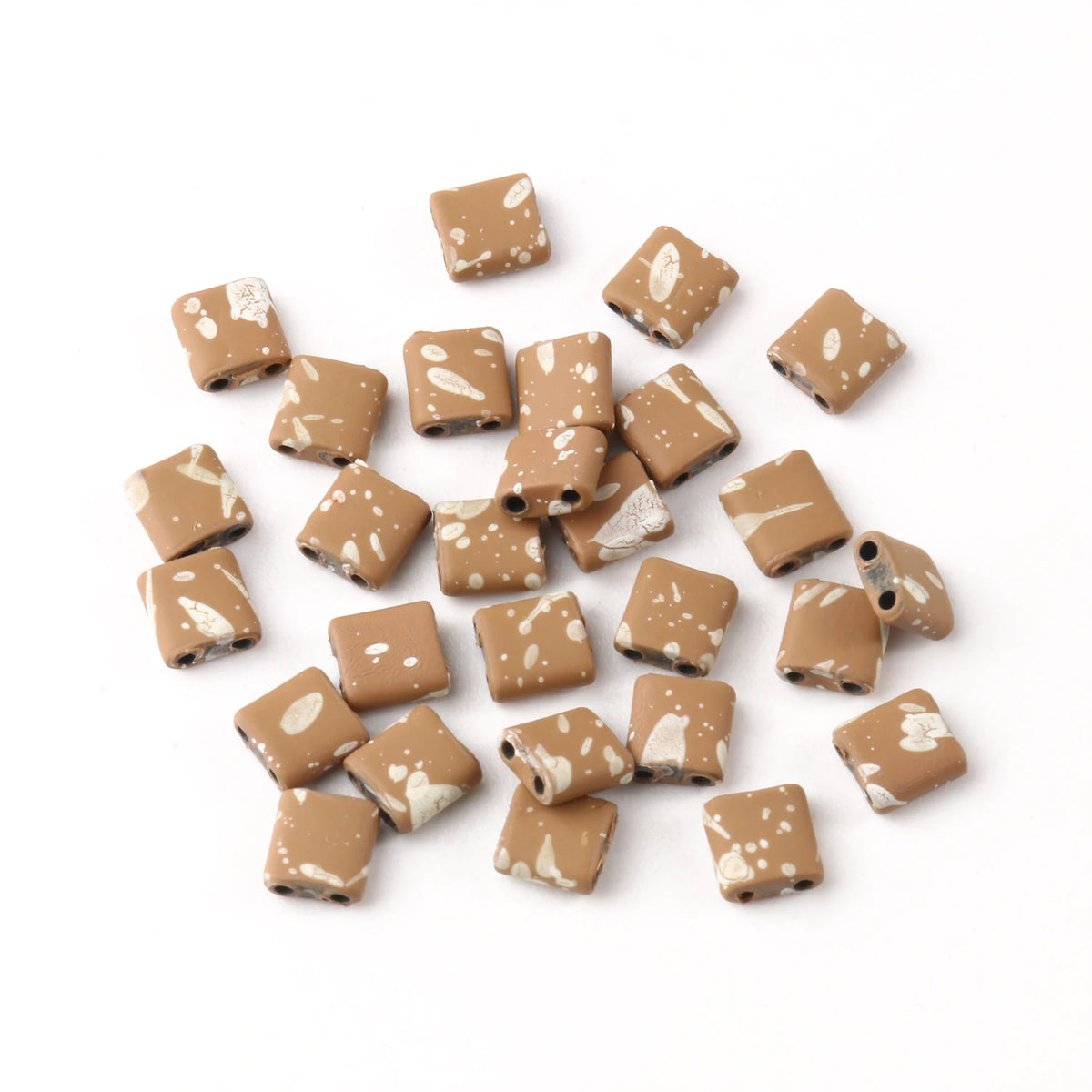 Rectangle Two-Hole Hematite Beads 5x5x2mm – DIY Jewelry Making