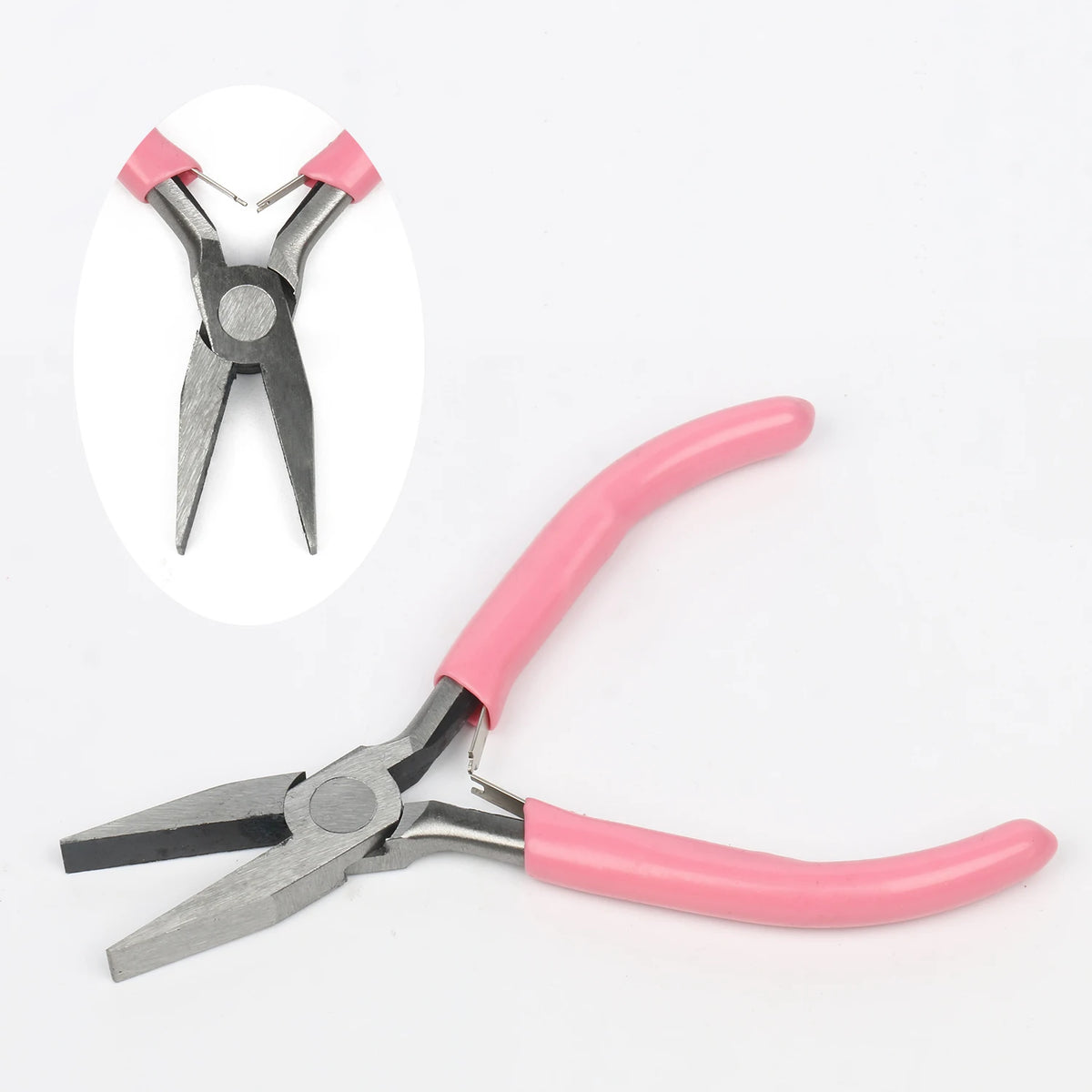 Pink Stainless Steel Jewelry Pliers Kit – DIY Beading Tools