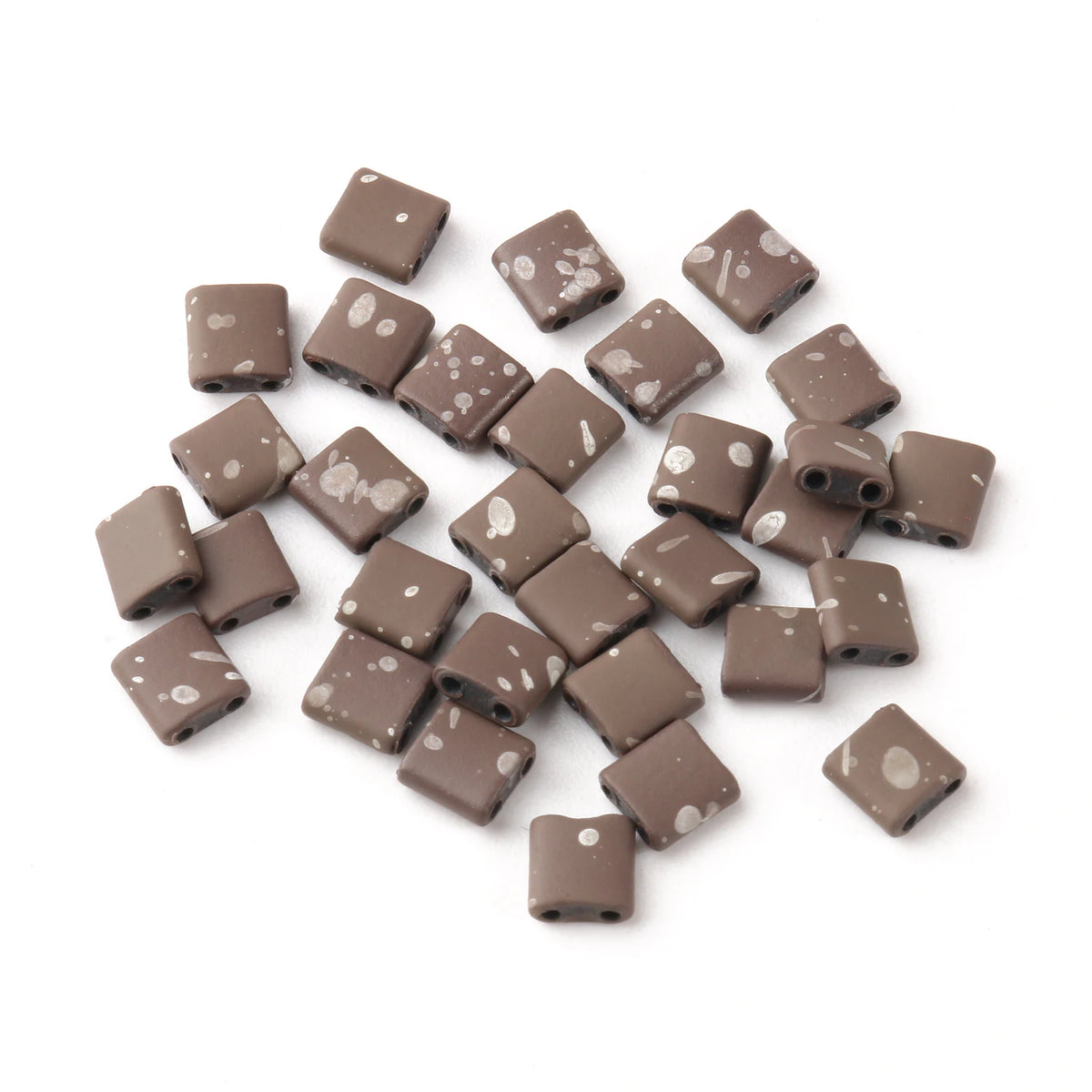 Rectangle Two-Hole Hematite Beads 5x5x2mm – DIY Jewelry Making