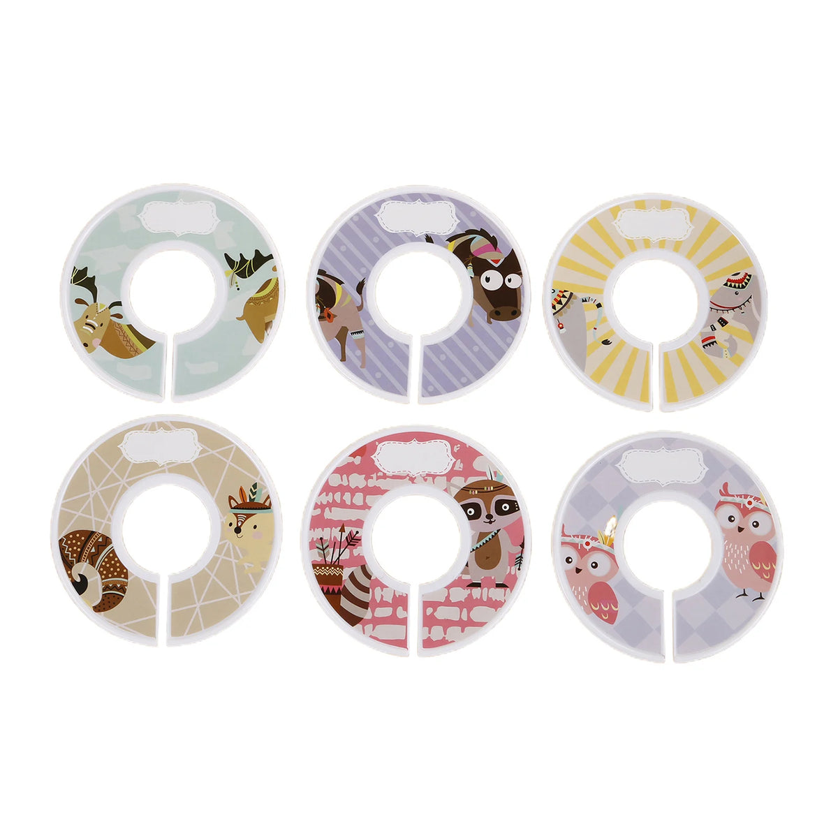 Baby & Kids Clothes Hanger Size Divider Rings – Plastic Tags