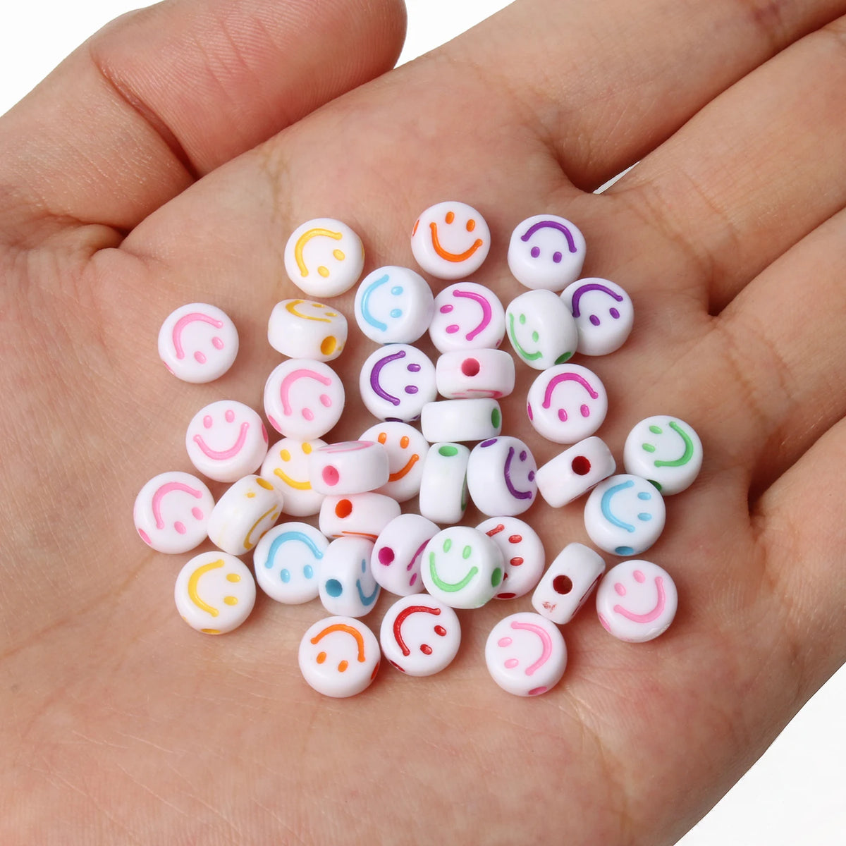 Pink Acrylic Letter Beads – Alphabet Spacer Beads for DIY Jewelry