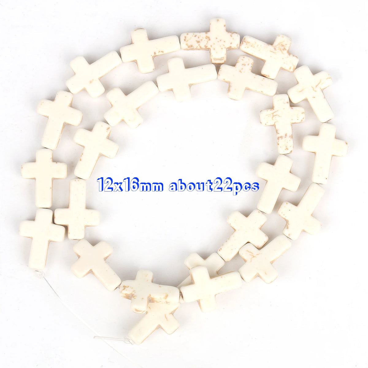 White Turquoise Natural Stone Beads 8mm – DIY Jewelry Making
