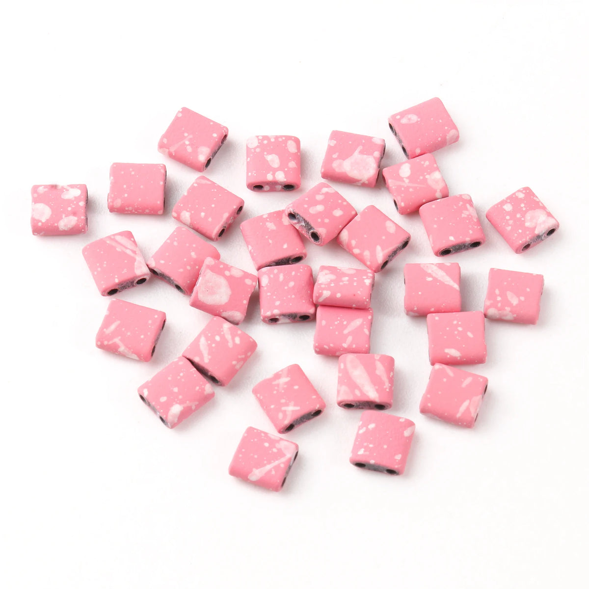 Rectangle Two-Hole Hematite Beads 5x5x2mm – DIY Jewelry Making