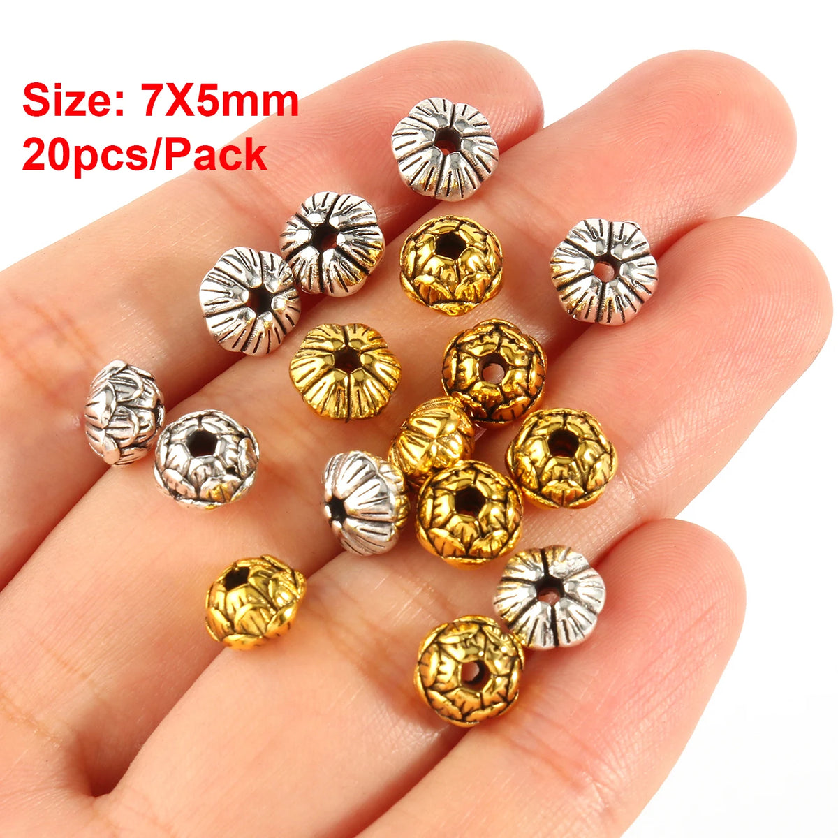 Metal Rhinestone Rondelle Spacer Beads – DIY Jewelry Making