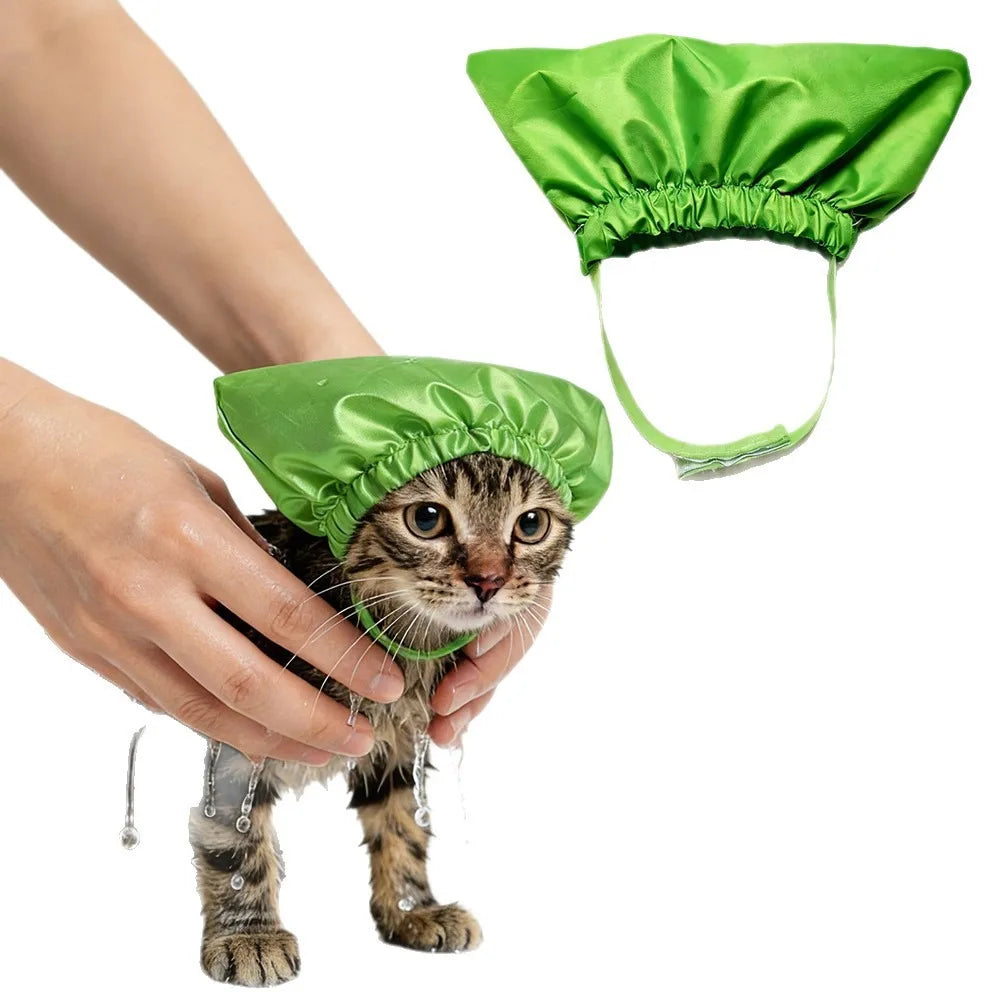 Waterproof Pet Shower Cap – Ear Protection for Dogs & Cats