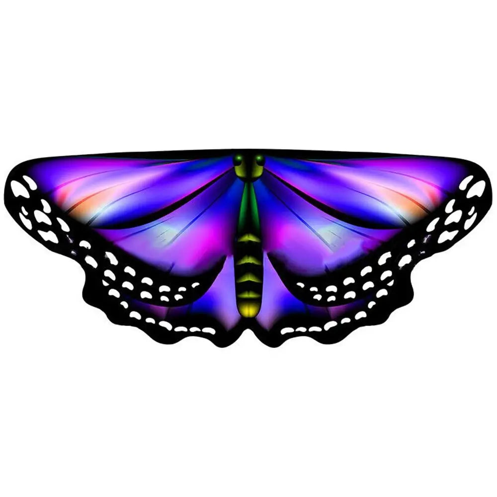 Kids Butterfly Wings Cape – Chiffon Costume Shawl for Parties