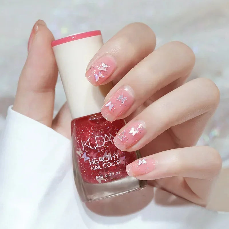 Handaiyan 8ml Water-Based Nail Polish – No Lamp Quick Dry