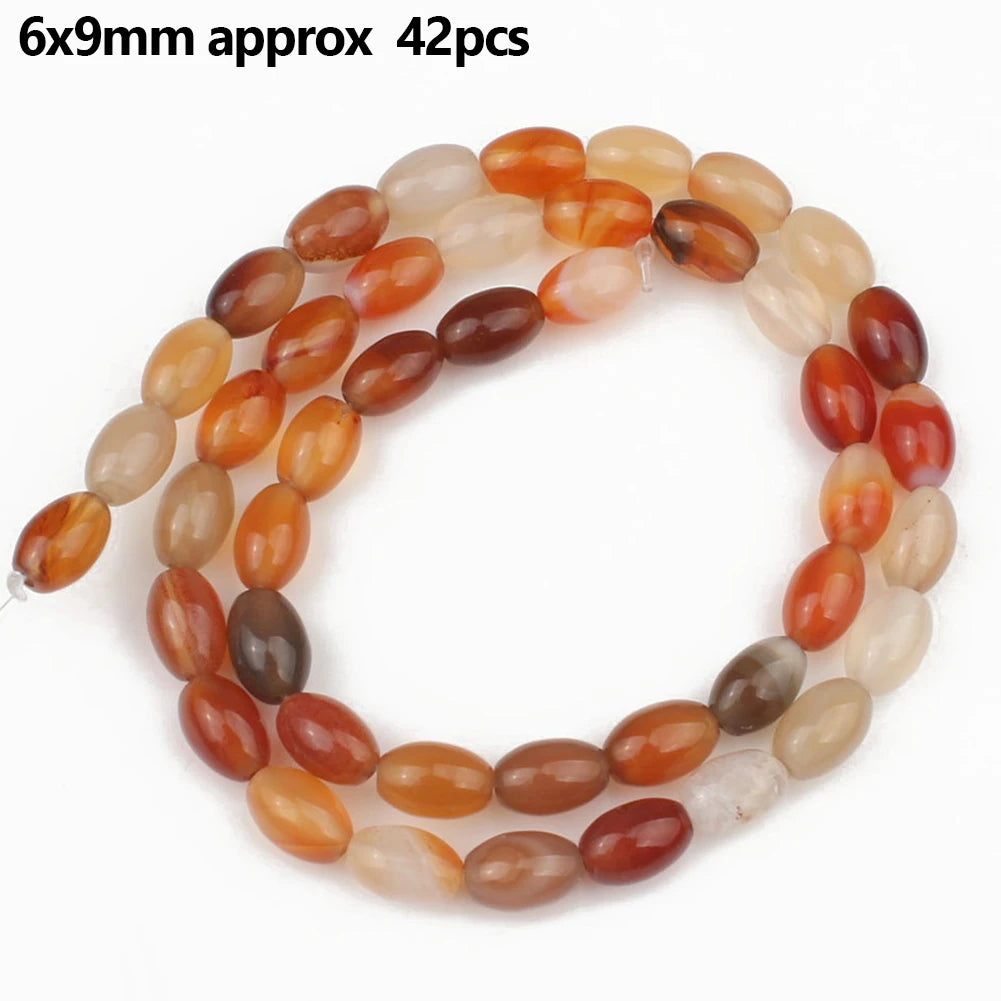 Red Agate Carnelian Loose Stone Beads 8mm – DIY Jewelry