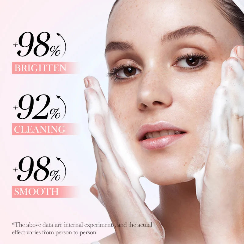 SADOER Q10 Vitamin C Facial Cleanser – Brightening Foam Wash