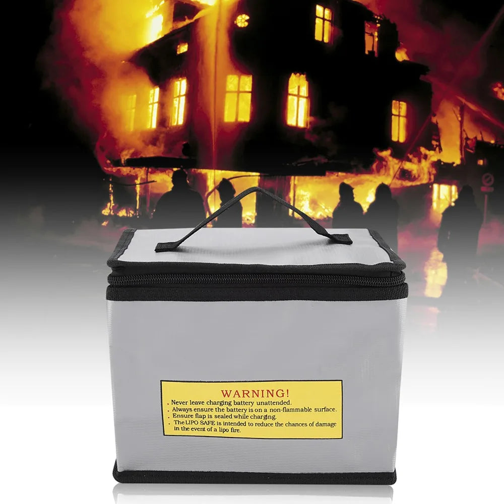 Fireproof LiPo Battery Safe Bag – Waterproof Guard Pouch 215x145mm