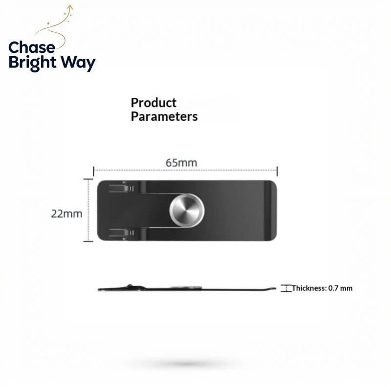 Ultra-Thin 360° Rotating Foldable Phone Holder | Self-Adhesive
